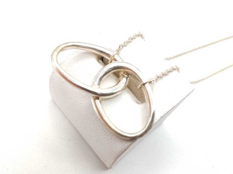 ティファニー買取 ダブルループネックレス SV925　